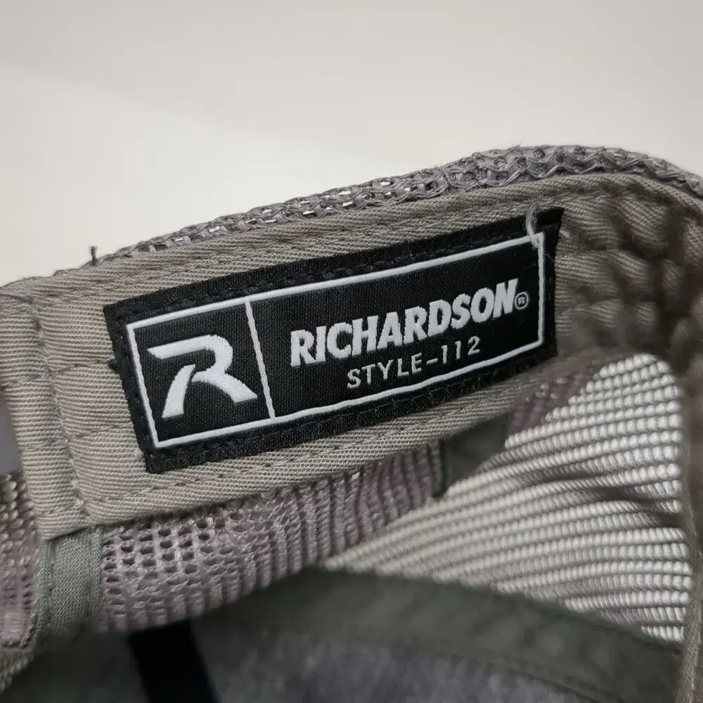 Richardson Trucker Hat Blue Gray One Size ABS Logo Mesh Snapback 112 Hat